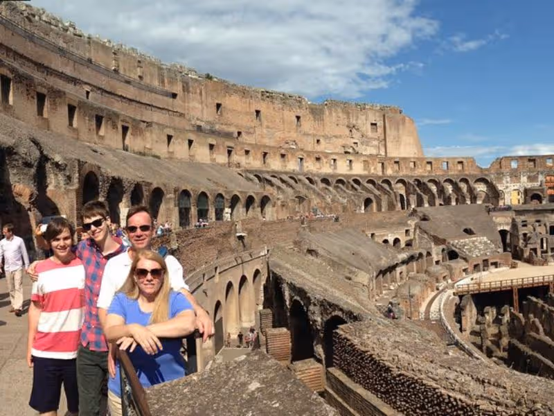 Private Colosseum Attic Tour with Hotel Pickup and Drop-off